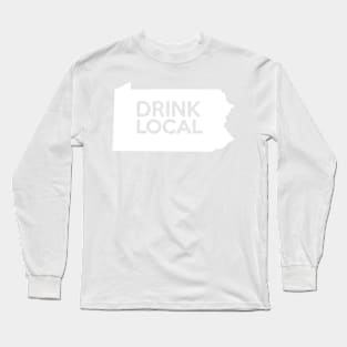 Pennsylvania Drink Local PA Long Sleeve T-Shirt